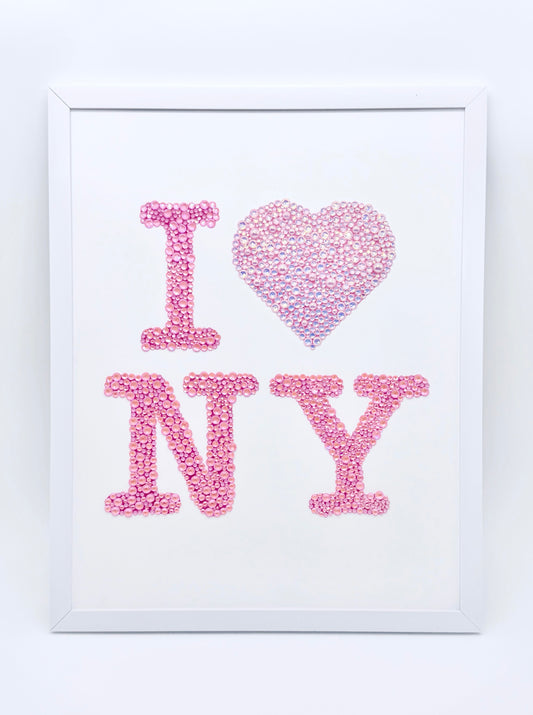 I Love NY Framed Wall Art
