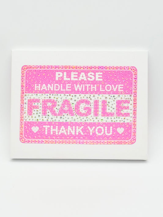 Pink Handle With Love Wall Art